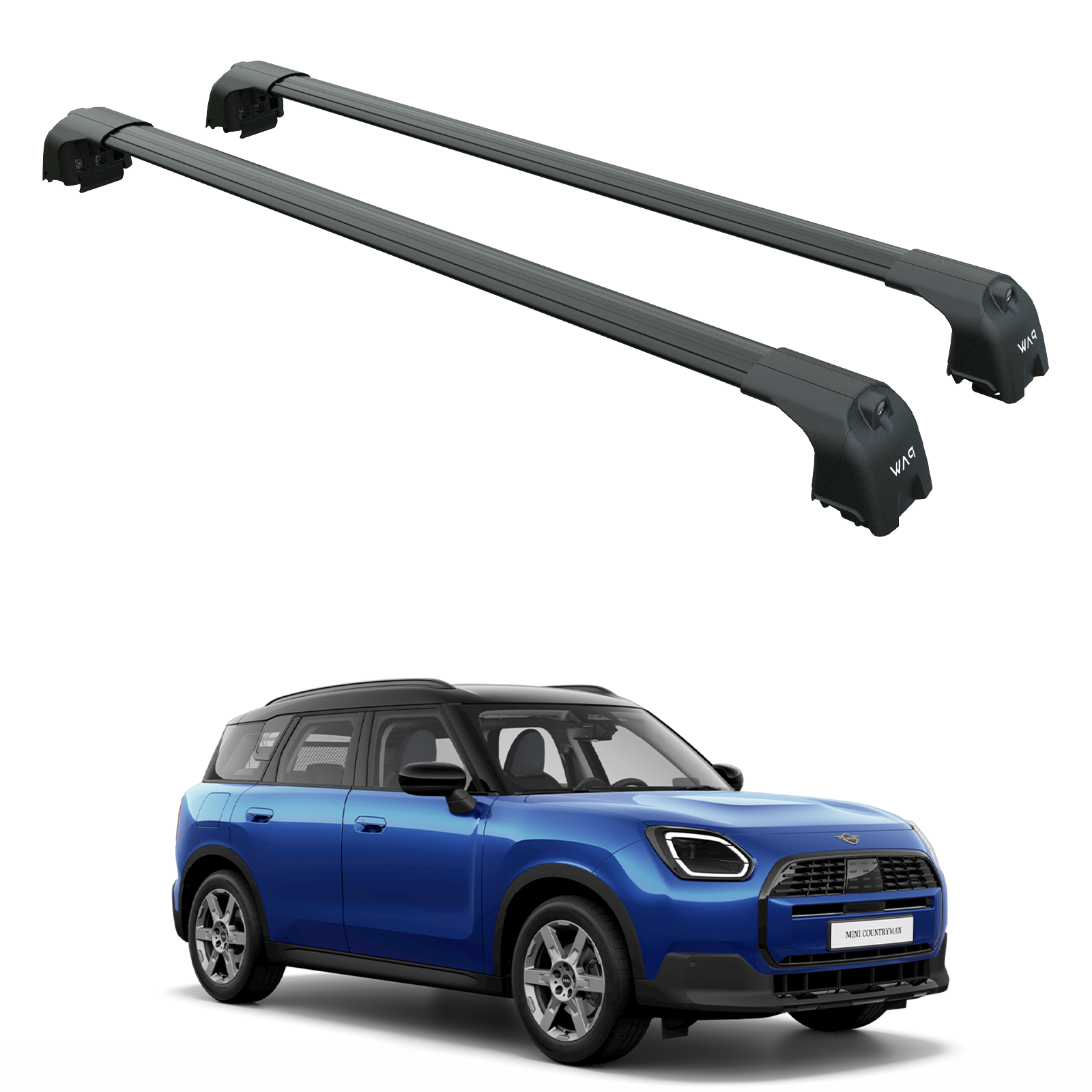For Mini Countryman U25 2023-2025 Roof Rack Cross Bars Metal Bracket Flush Rail Black For Mini Countryman U25 2023-2025 Roof Rack Cross Bars Metal Bracket Flush Rail Black